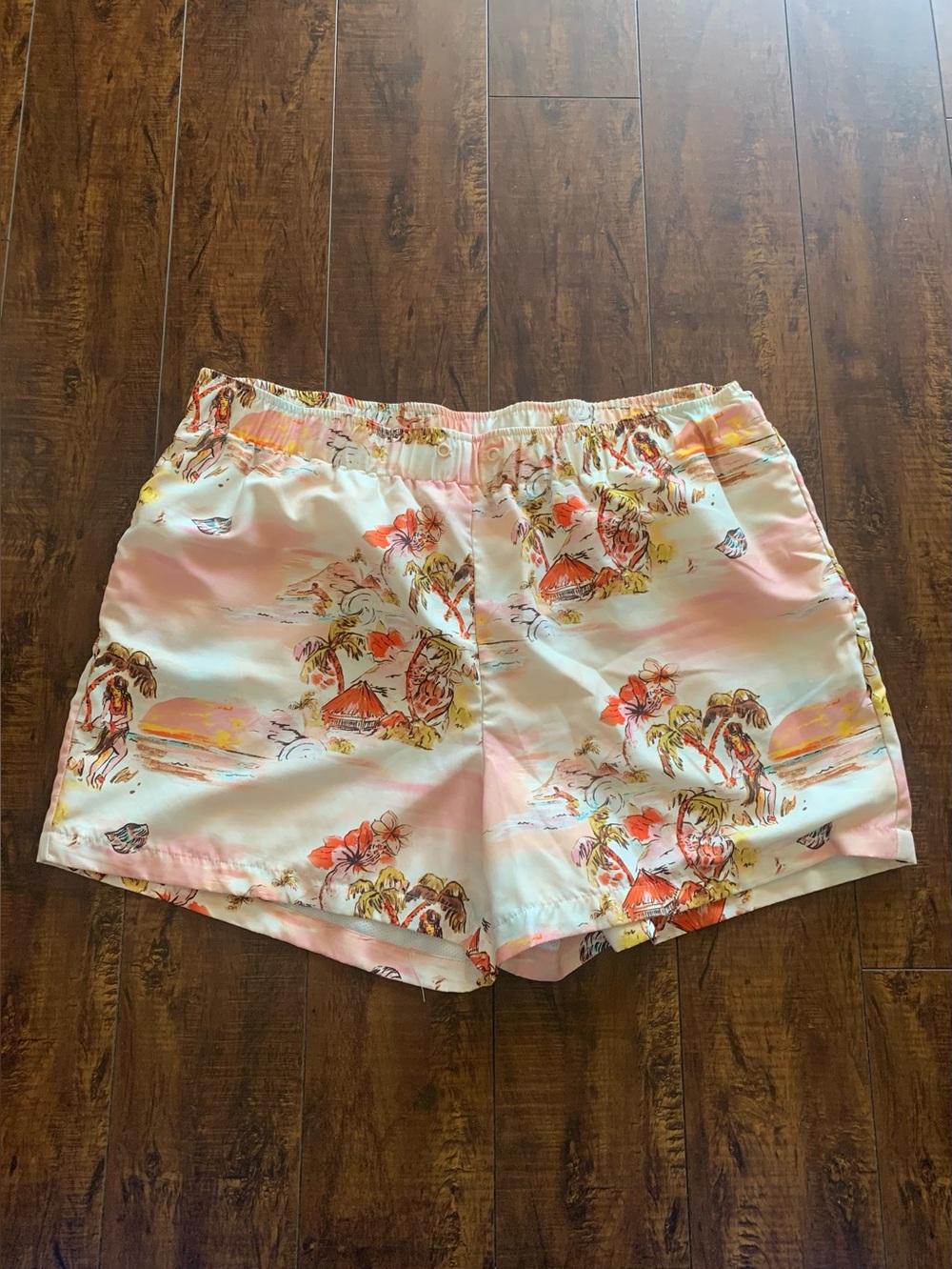 Royalty by Maluma Men's Relaxed Fit Printed 5" Swim Trunks 2X